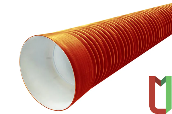 Труба гофрированная полипропиленовая для наружной канализации 160х134 мм DN-ОD ГОСТ Р 54475-2011